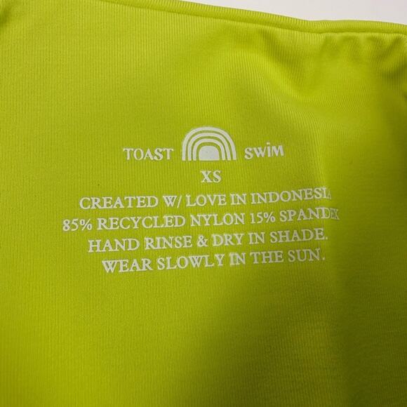 NWT Free People x Toast Bikini Set One Shoulder Top Low Rise Bottom
Daiquiri XS - Picture 5 of 10